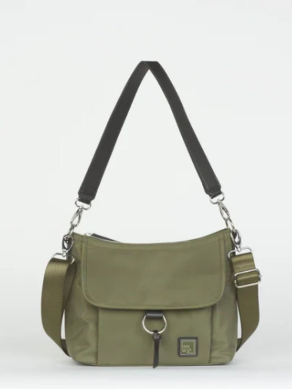 Brand New Ihkwip THE STELLAR SHOULDER BAG WITH CROSSBODY STRAP - MILITARY OLIVE